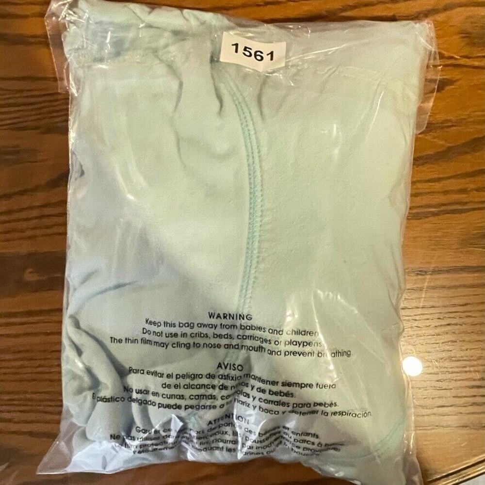 Zella Womens Cowl Neck Sweatshirt Large Mint Green Drawstring Pullover Athletic - Picture 11 of 11
